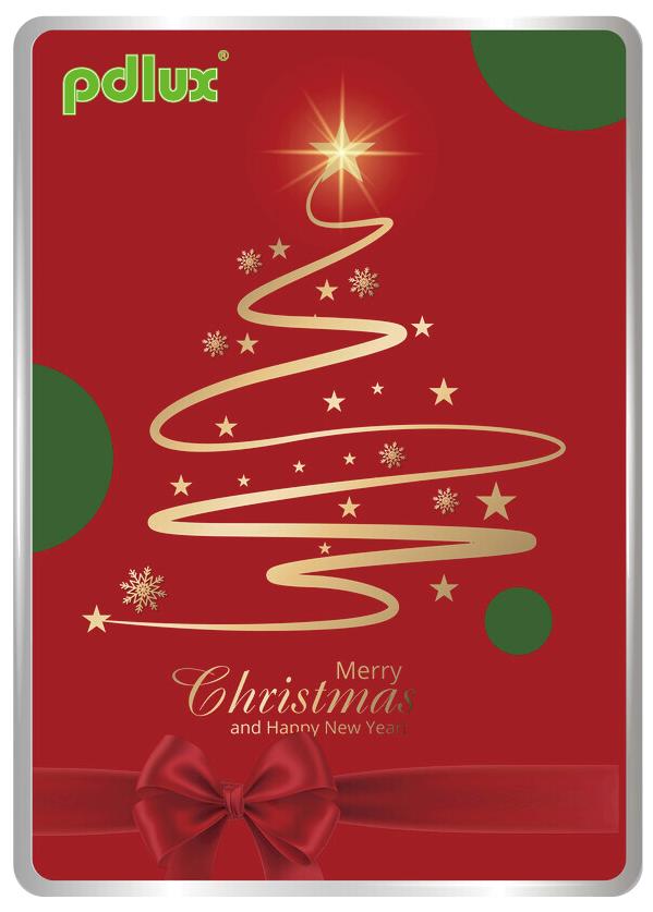Pdlux ønsker dig god jul og godt nytår!