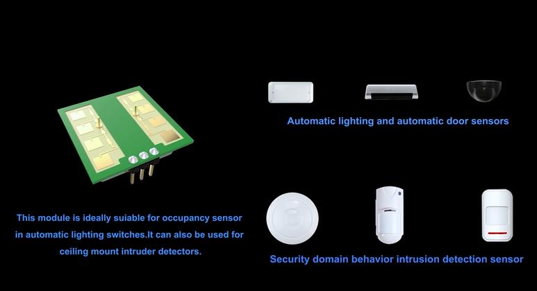 Mikrobølgesensor med høj præcision til smart detektion --- PD-V21