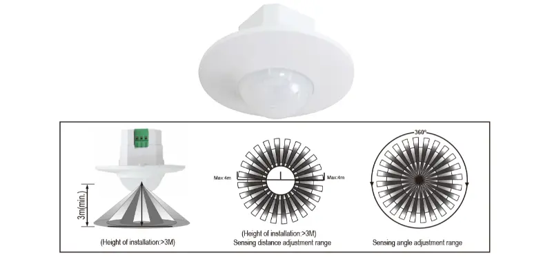 PDLUX lancerer PD-PIR200A PIR-sensor til 360° loftbevægelsesdetektering